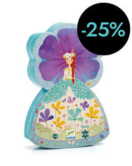 Puzle Silueta Princesa Primavera