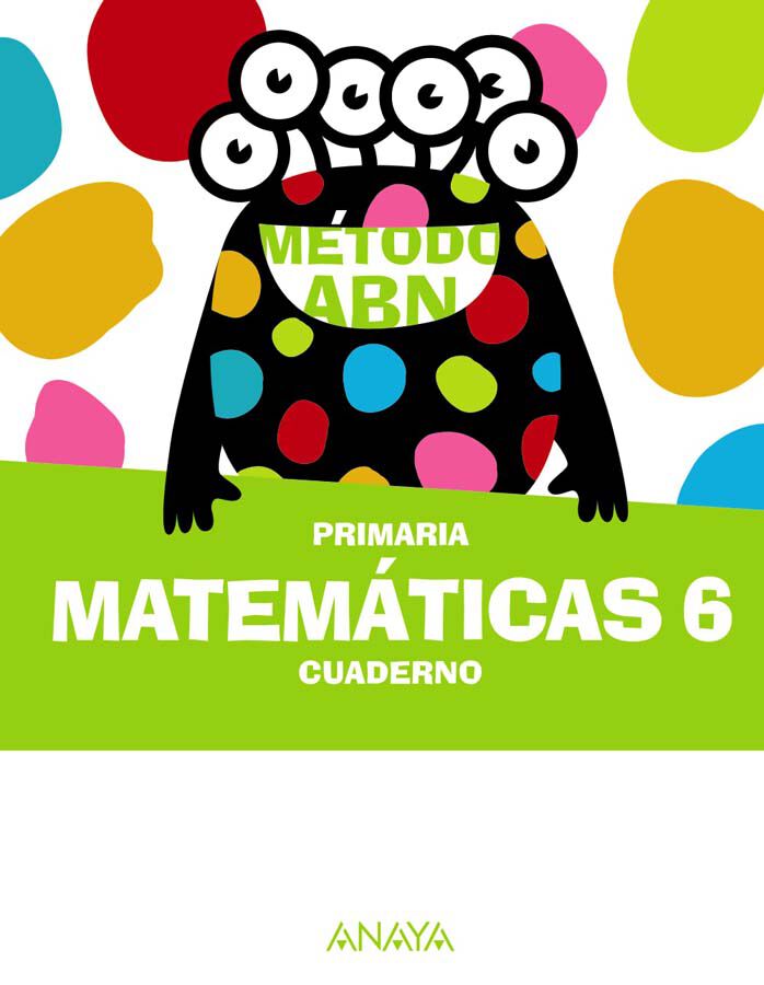 Matem&aacute;ticas Abn 6. Cuaderno