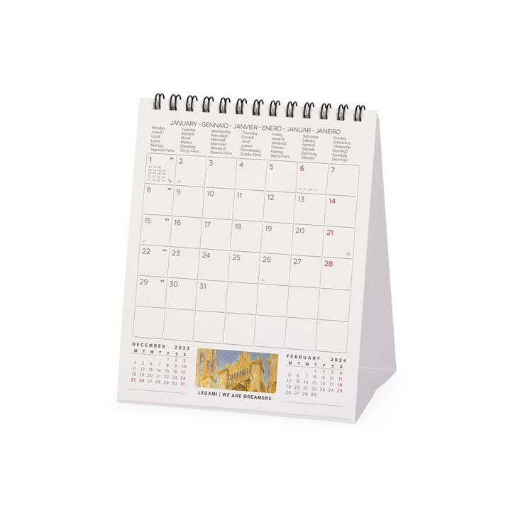 Calendari taula Legami 12X14 2024 Claude Monet