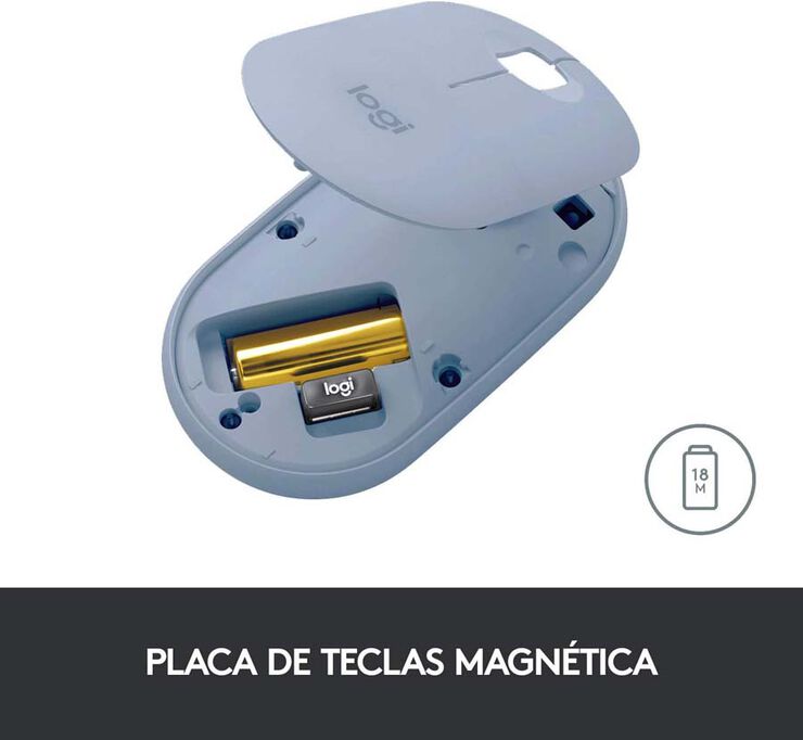 Ratolí Logitech Bluetooth Pebble M350 Blau