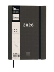 Agenda Finocam 16 mesos Dotted Y10 setm/vista mult 2025-26 negre