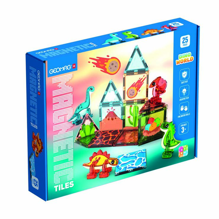 Magnetic Tiles Dino World 25 piezas