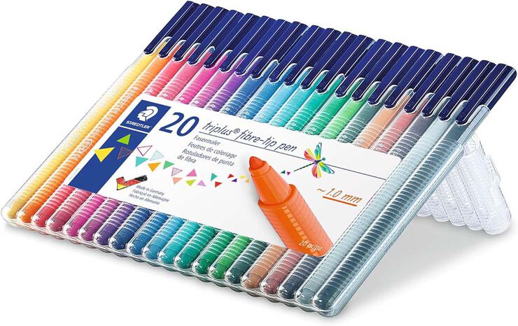 Rotuladores Staedtler Triplus 20 colores