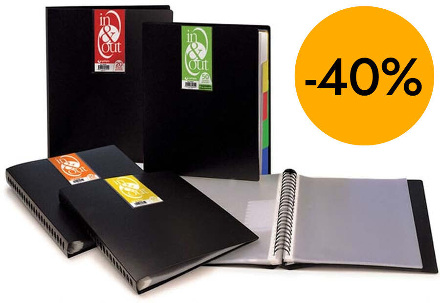 Carpeta 30 fundes A4 In&out Grafoplas