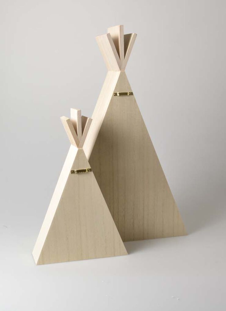 Set 2 Tipis Madera Artemio