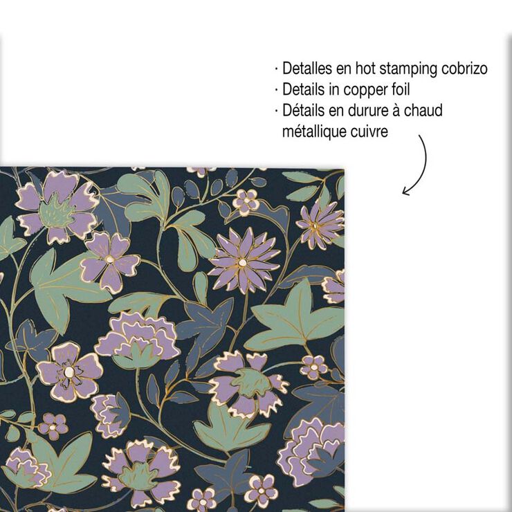 Notebook 4 A4 100 fulls 5x5 Miquelrius Jazmine Dusk