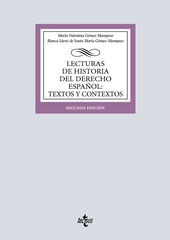 Lecturas de Historia del Derecho Español: Textos y contextos