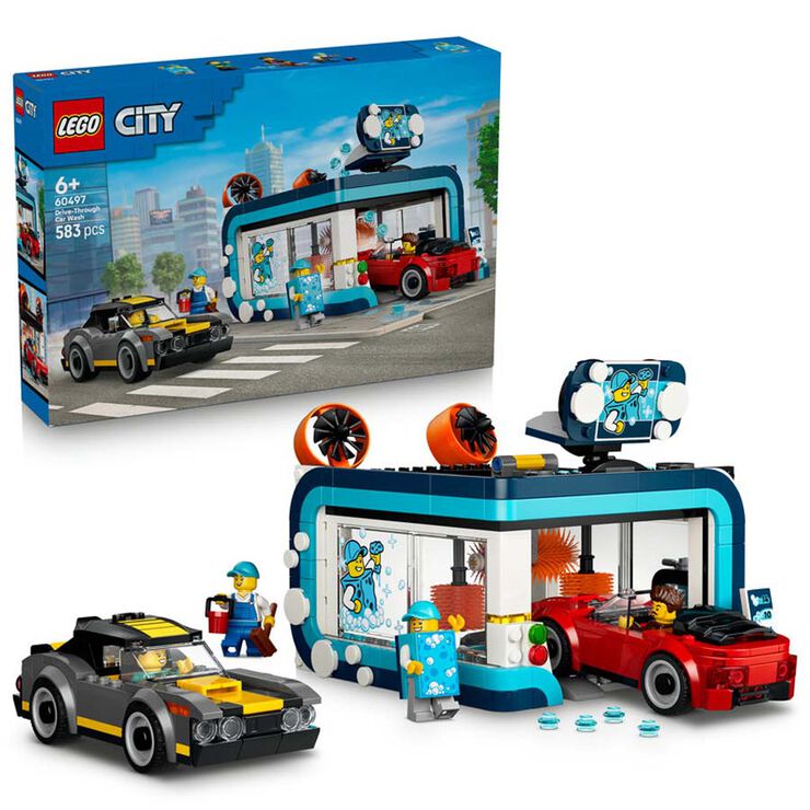 LEGO&reg; City Lavado de Coches Drive-Through 60497