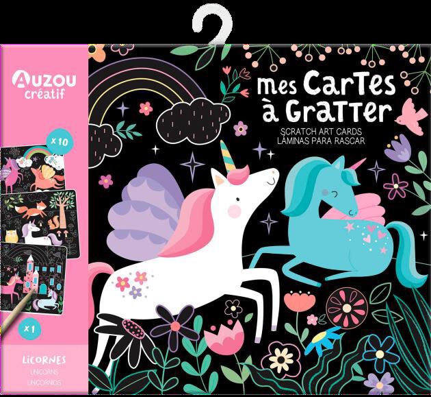 Mis l&aacute;minas para rascar unicornios