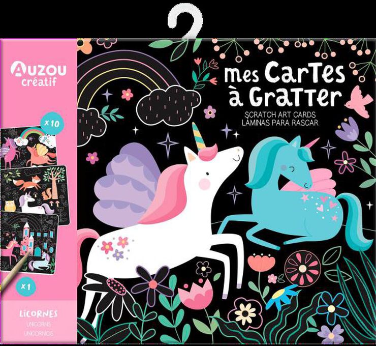 Mis l&aacute;minas para rascar unicornios