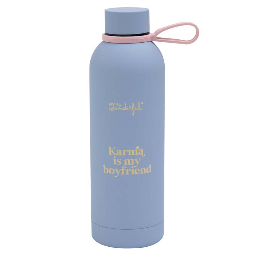 Botella t&eacute;rmica 500ml Mr.Wonderful Karma is my Boyfriend