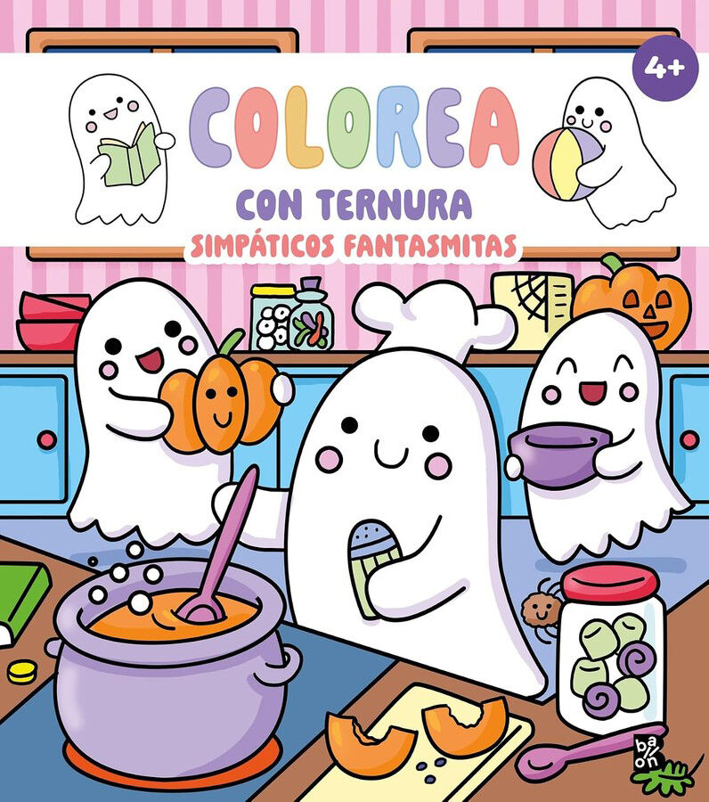 Colorea con ternura: Simp&aacute;ticos fantasmitas