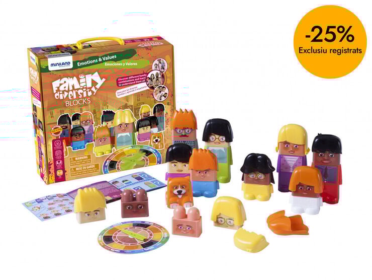 Juego Family diversity blocks