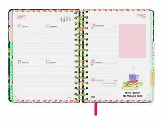 Agenda Finocam 16M Vitae 1/4 Sem/Vista Catal&aacute;n 2026-27 Verde