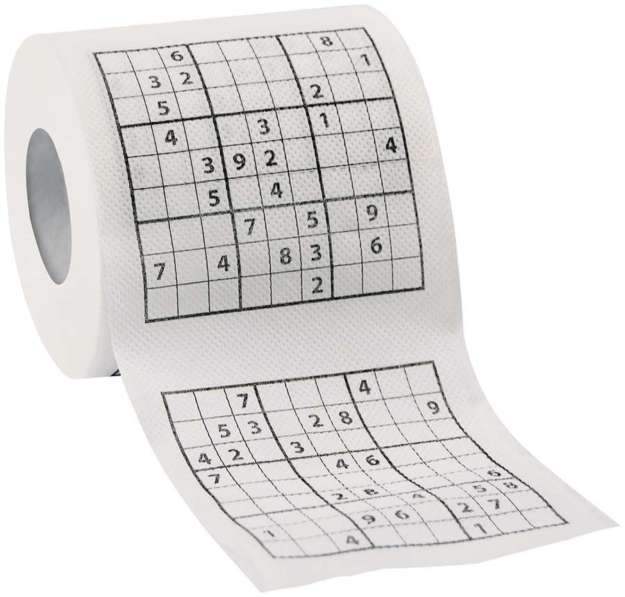 Papel Higi&eacute;nico Legami con Sudoku
