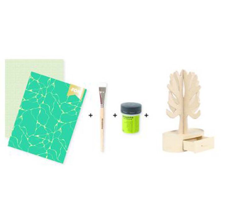 Kit creativo Décopatch Árbol Joyero