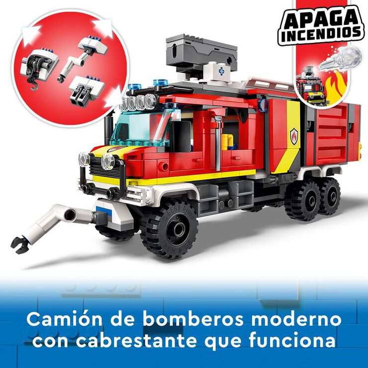 LEGO® City Unidad Móvil de Control de Incendios 60374