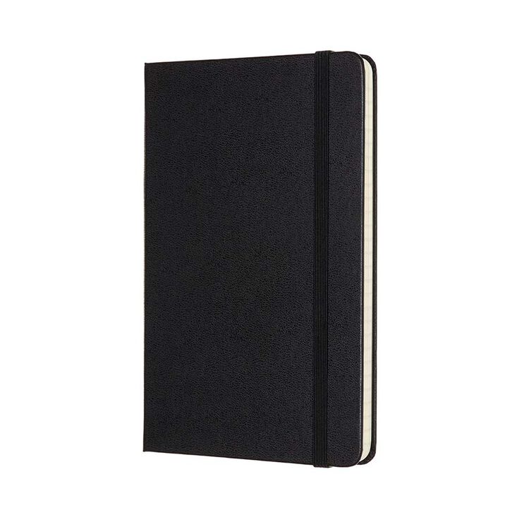 Libreta Moleskine L raya negro