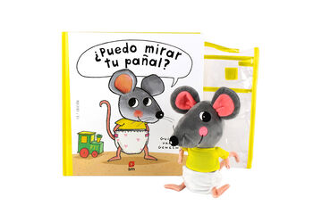 Pack ¿Puedo mirar tu pañal? con muñeco Pack ¿Puedo mirar tu pañal? con muñeco