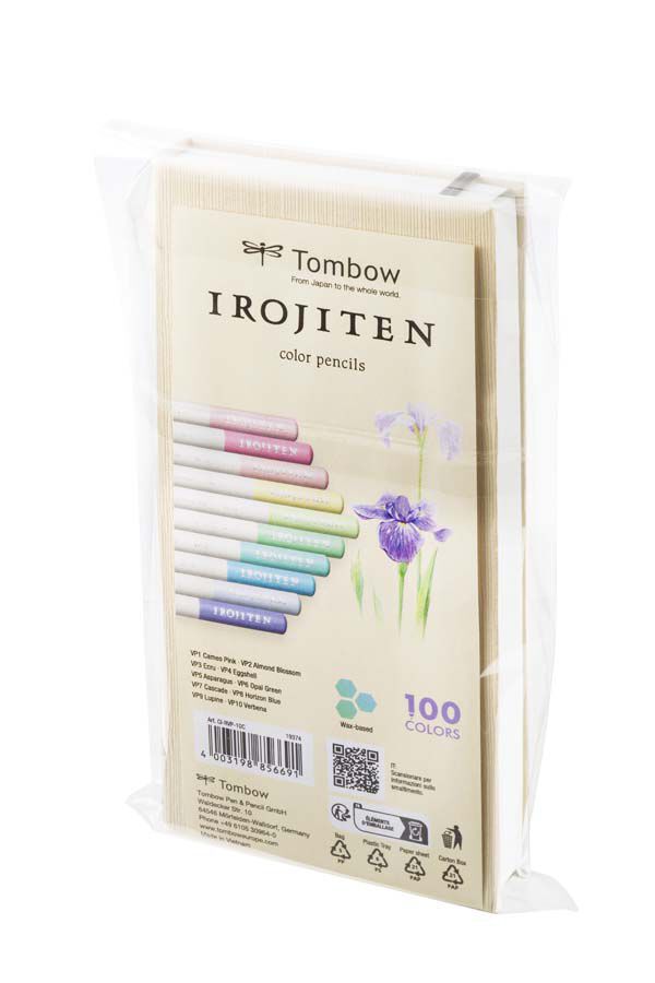 Llapis Tombow Irojiten extra p&agrave;l&middot;lids 10 colors
