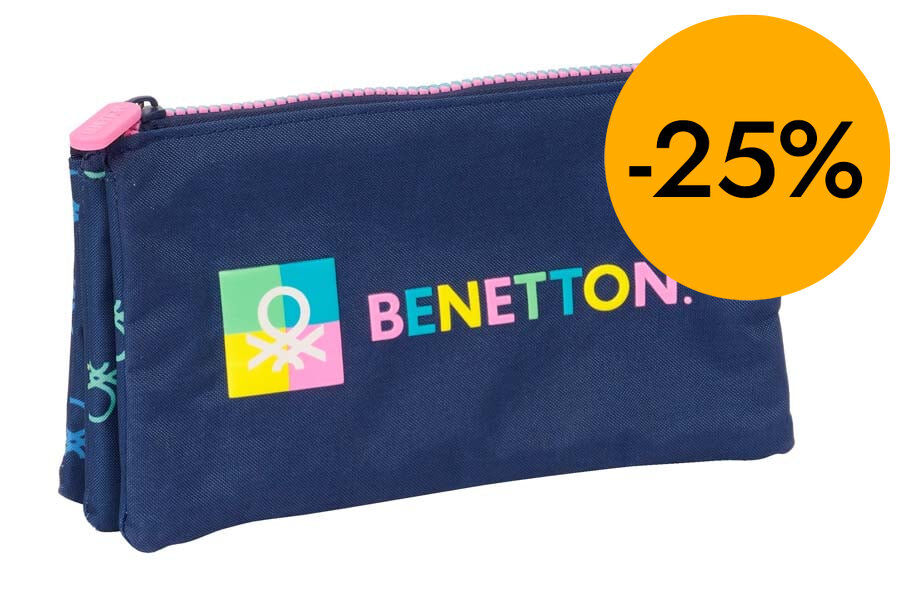 Estuche triple Benetton Cool