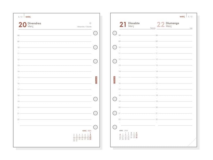 Recambio Finocam Open 500 R598C 1día/pág cas 2026