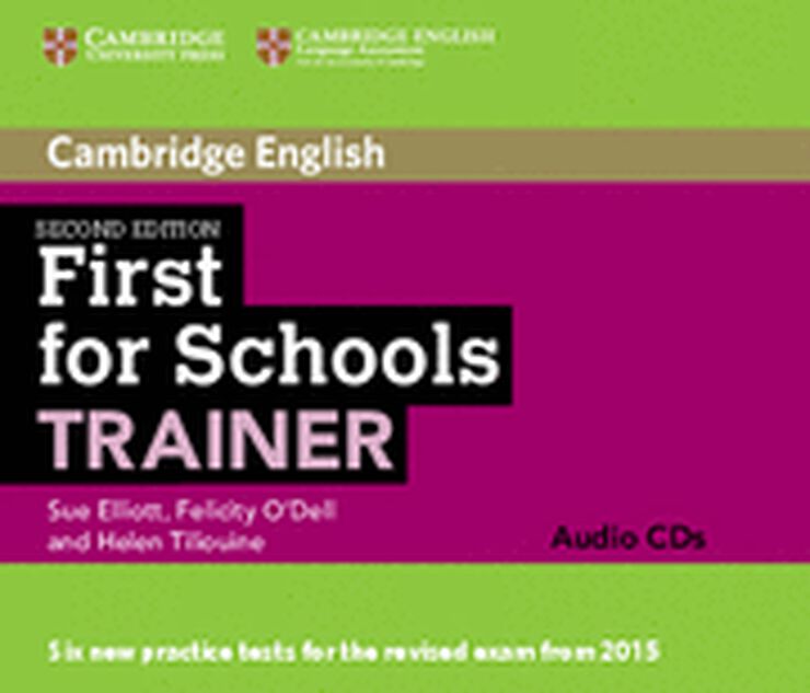 First for Schools Trainer Audio Cds (3) 2Nd Edition