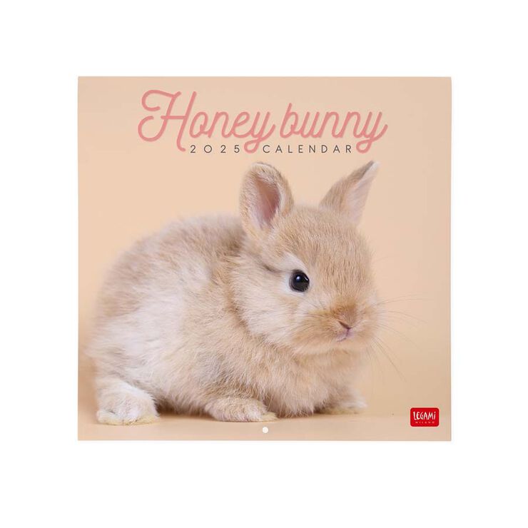 Calendario Pared Legami m/vista 2025 Honey Bunny