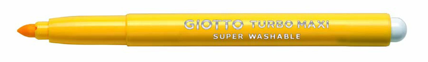 Rotulador Giotto Turbo Maxi amarillo 12u