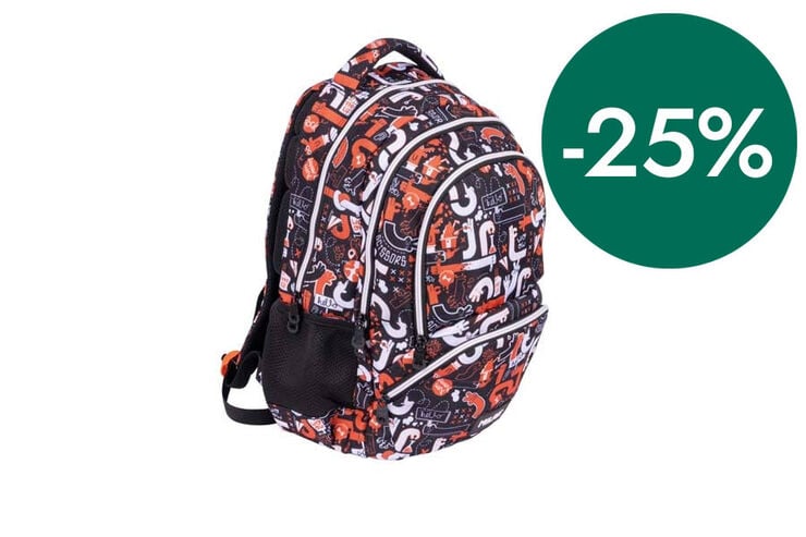 Mochila 4 cremalleras Milan Especial Fingers