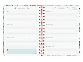 Agenda Finocam Moniquilla E10 setm/vista horitzontal cas 2026 Rosella