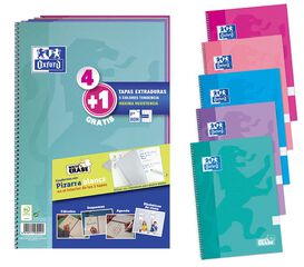 Cuaderno esp.Oxford Erase Folio 4x4 80H Tend