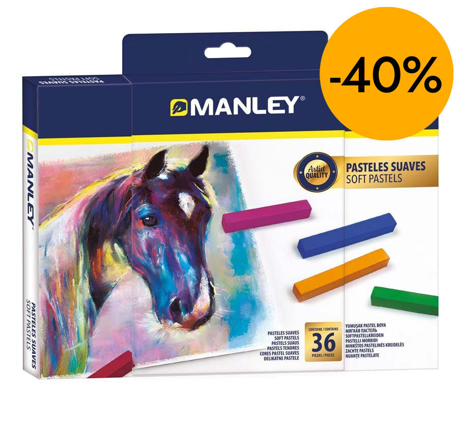 Set Soft pastel Manley 36 colors