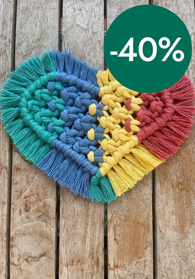 Posagots Cor Casasol Kit Macram&eacute;