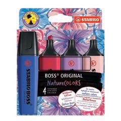 Marcadores fluorescentes Stabilo Boss Nature Wildflowers 4 colores