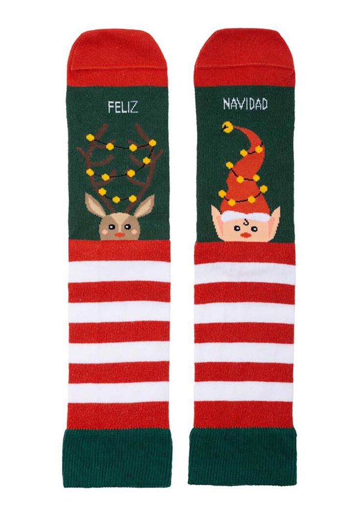 Pack Caramelo Calcetines + Galleta Navidad T42-46
