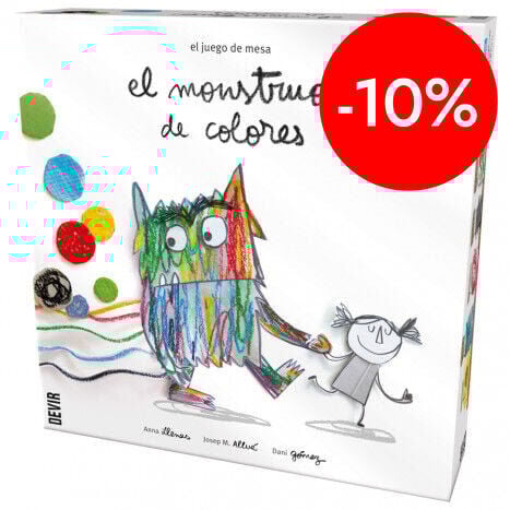El monstruo de colores. El juego de mesa