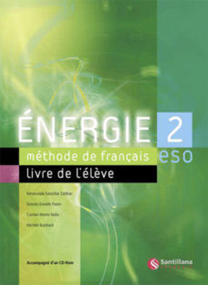 Energie/Élève+CD ESO 2 Santillana Text 9788429446555