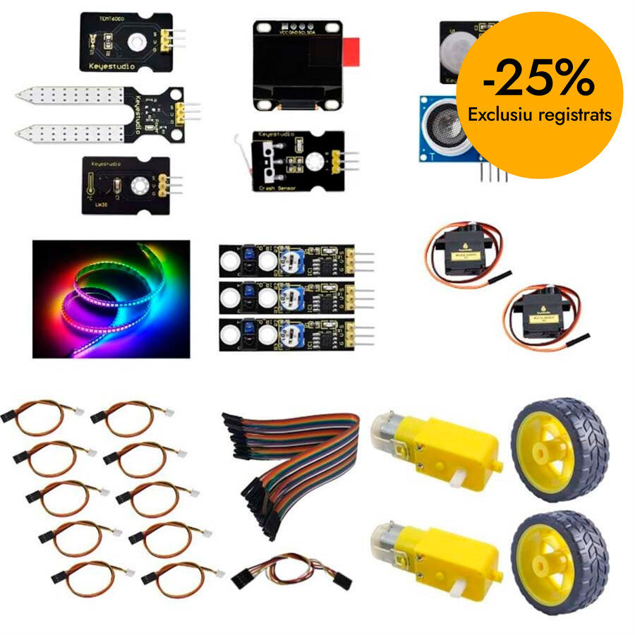 Conjunto de Sensores y Actuadores Secundaria B&aacute;sico