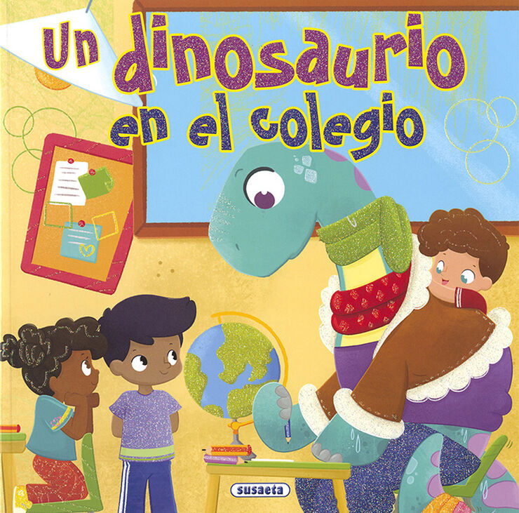 Un dinosaurio en el colegio