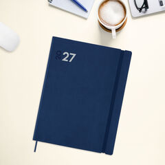 Agenda Finocam Mara Semana Vista Vertical 2027 Catal&aacute;n Azul