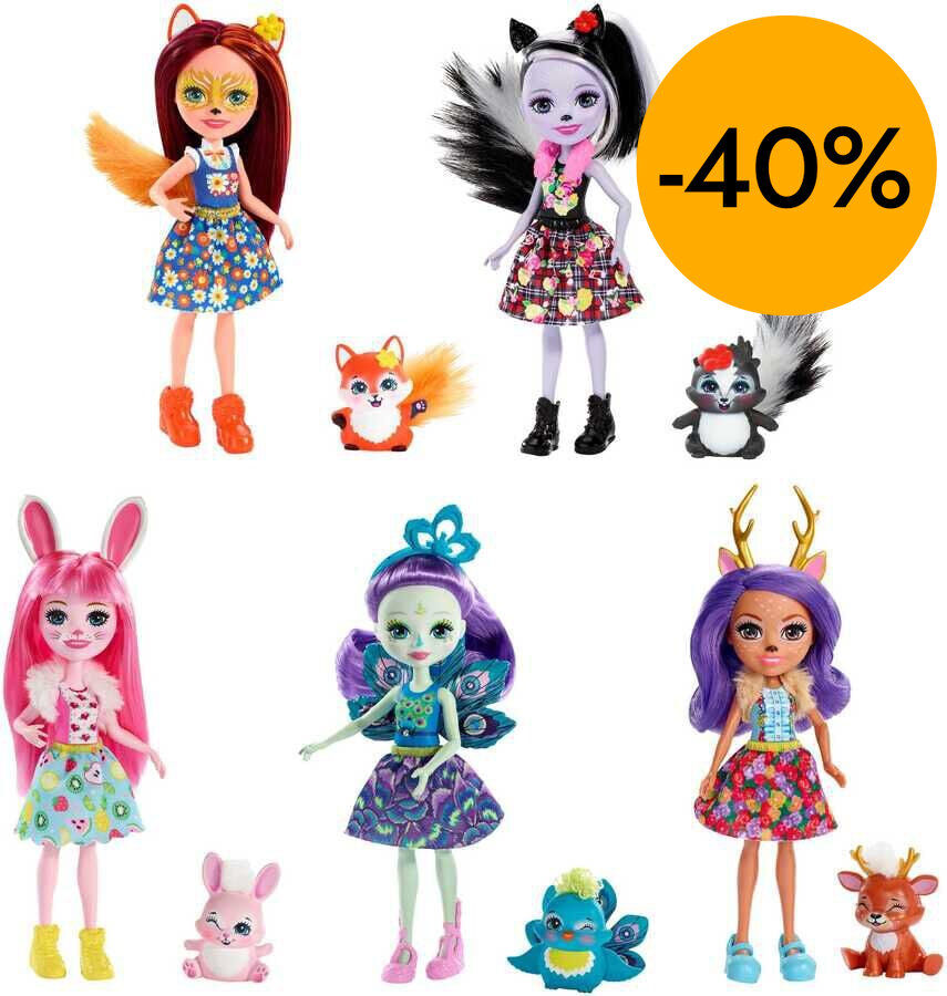 Enchantimals mu&ntilde;eca 15 m surtidas