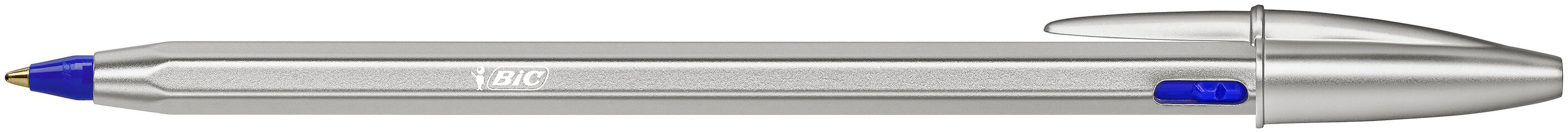 Bolígrafo BIC Cristal ReNew Metal + 2 recambios azul