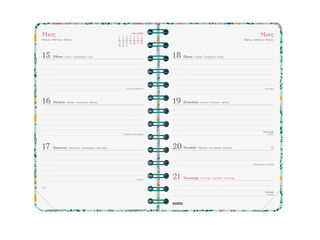 Agenda Finocam You Semana Vista Horizontal 2027 Catal&aacute;n Blanco