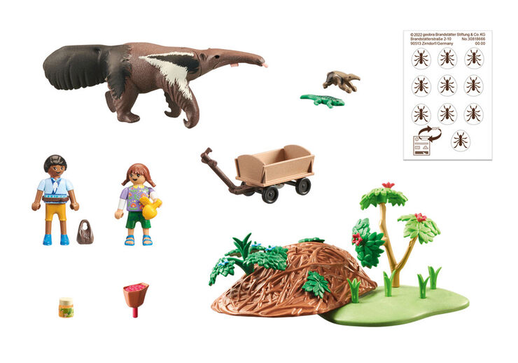 Playmobil Wiltopia Cuidado del Oso Hormiguero 71012
