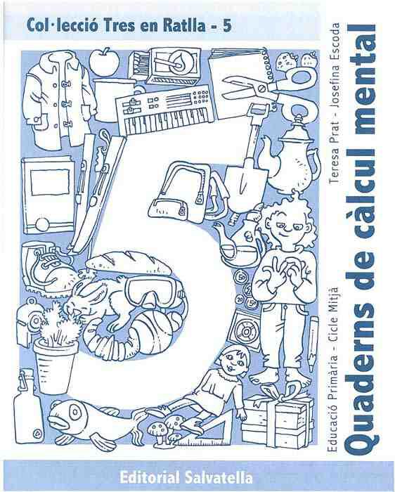 Tres en ratlla 05 Quaderns de C&agrave;lcul Mental Salvatella