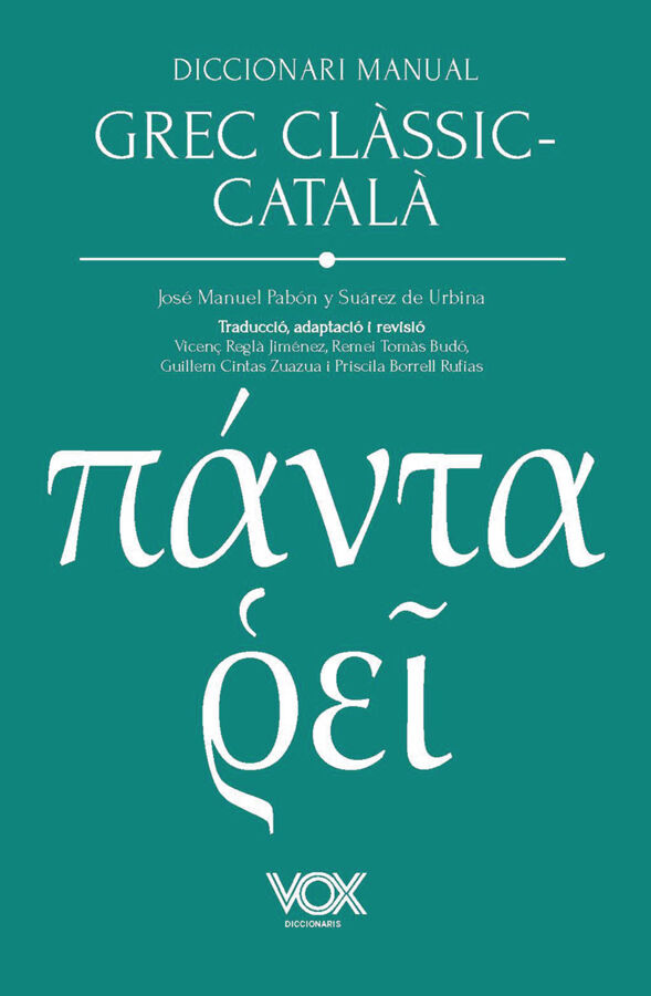 Diccionari manual grec cl&agrave;ssic-catal&agrave;