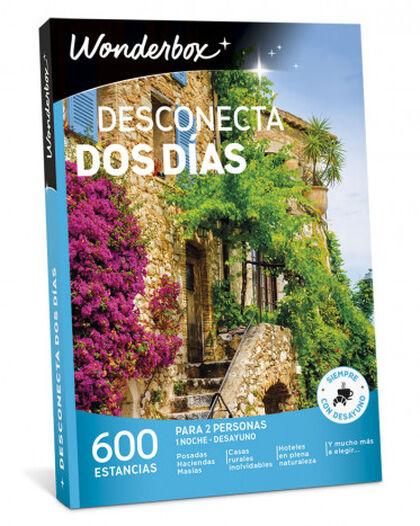 Pack de experiencia Wonderbox Desconecta dos dias 2017-2018 Pack de experiencia Wonderbox Desconecta dos dias 2017-2018