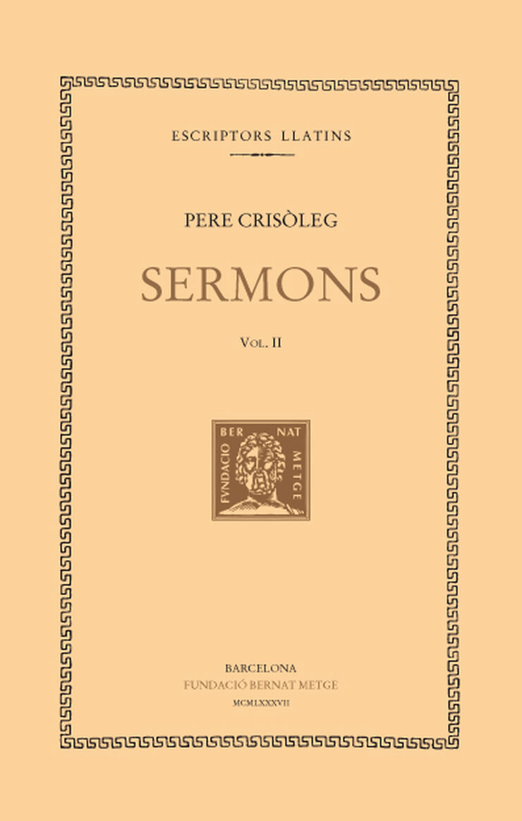 Sermons, vol. II: XXVIII-LXII bis