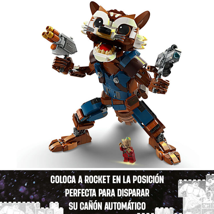 LEGO®  Super Herois Rocket i Bebè Groot 76282